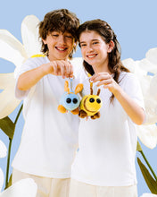 Load image into Gallery viewer, Pre-Order: Queen Bee + Bee Plush Keychain Set