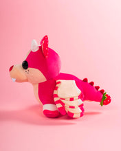 Load image into Gallery viewer, Pre-Order Adopt Me!: Strawberry Shortcake Bat Dragon Scented Plush + Reversible Bag