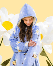 Load image into Gallery viewer, Pre-Order: Bee Fleece Blanket Hoodie
