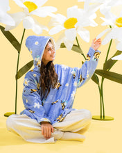 Load image into Gallery viewer, Pre-Order: Bee Fleece Blanket Hoodie
