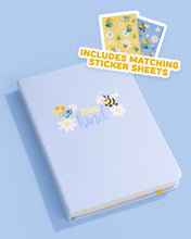 Load image into Gallery viewer, Bee Kind Notebook + Sticker Sheets
