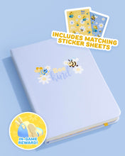 Load image into Gallery viewer, Pre-Order: Bee Kind Notebook + Sticker Sheets
