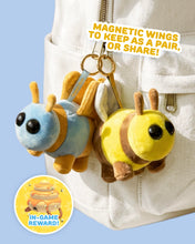 Load image into Gallery viewer, Pre-Order: Queen Bee + Bee Plush Keychain Set
