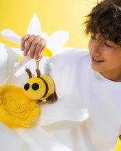 Load image into Gallery viewer, Pre-Order: Queen Bee + Bee Plush Keychain Set
