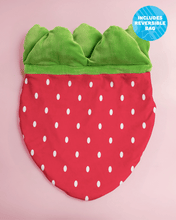 Load image into Gallery viewer, Pre-Order Adopt Me!: Strawberry Shortcake Bat Dragon Scented Plush + Reversible Bag
