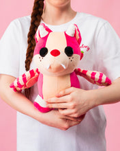Load image into Gallery viewer, Pre-Order Adopt Me!: Strawberry Shortcake Bat Dragon Scented Plush + Reversible Bag
